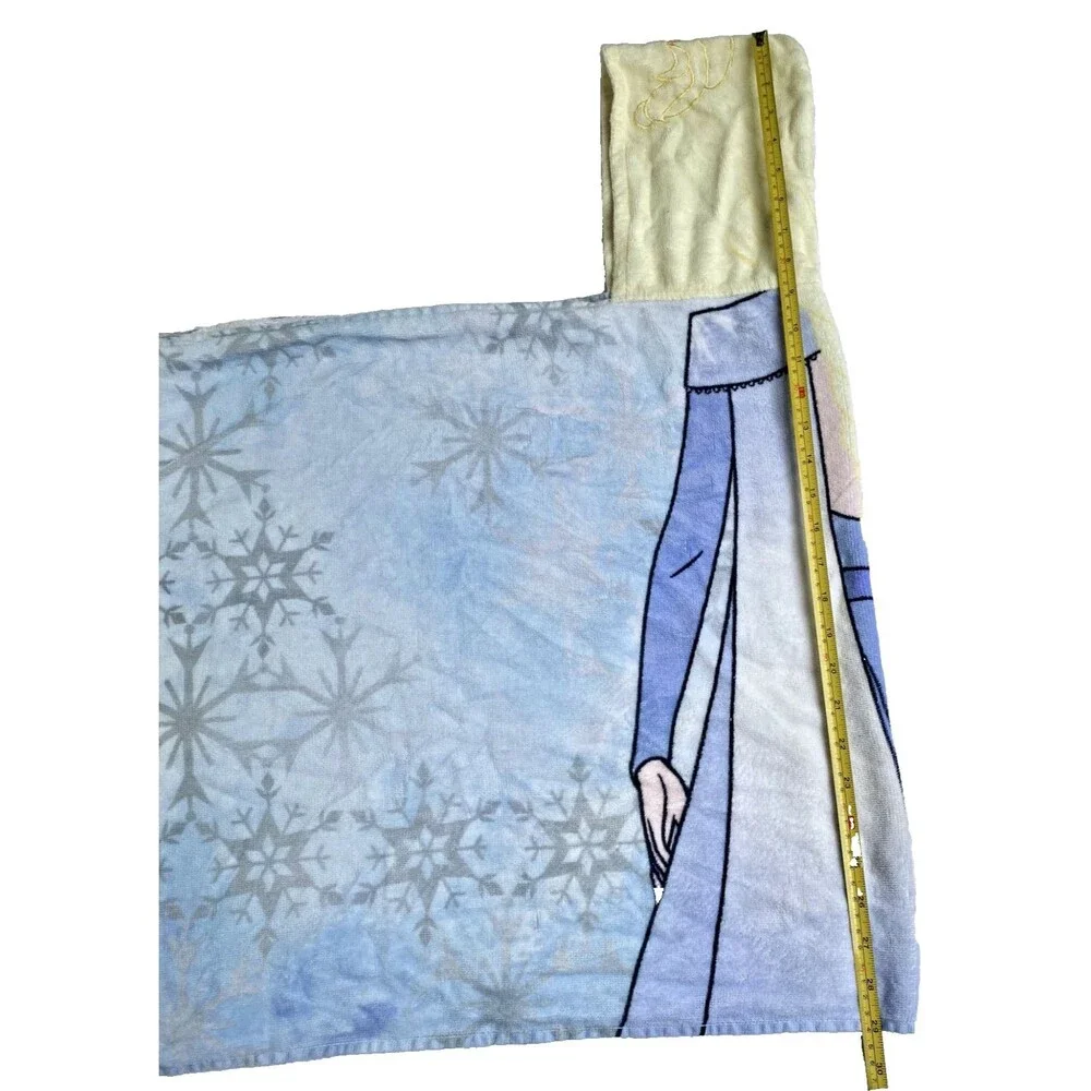 DISNEY FROZEN HOODED TOWEL, 100% Cotton, Bath Wrap, Pool, Swim, 22